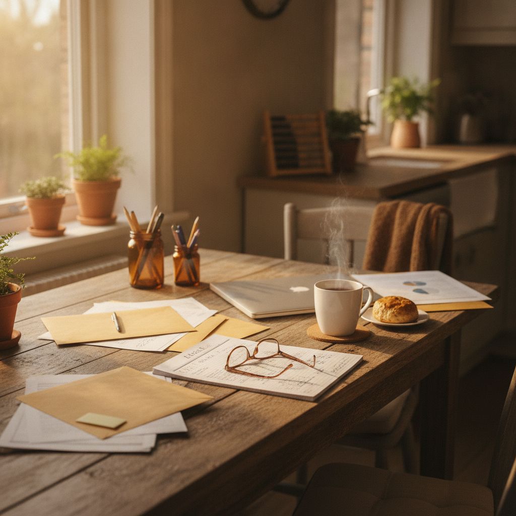 Paperwork in a home-office tax-planning context